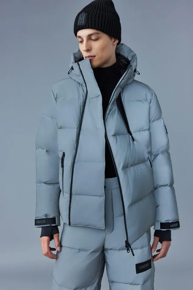 Downs and Parkas Men Mackage KENJIRF Down Ski Jacket With Reflective Shell Reflective Downs and Parkas Men Mackage KENJIRF Down Ski Jacket With Reflective Shell Reflective
