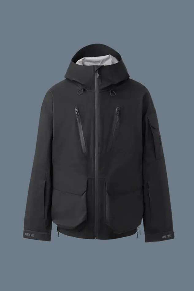 Downs and Parkas Men Mackage ROHAN Unlined Ski Jacket With Hood Black