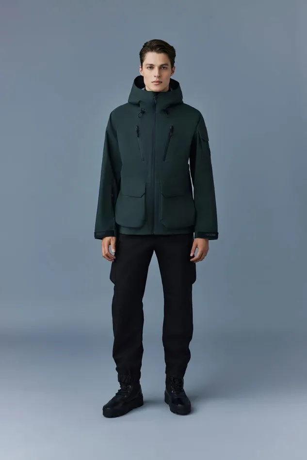 Downs and Parkas Men Mackage ROHAN Unlined Ski Jacket With Hood Black