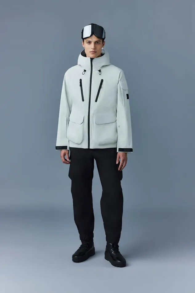 Downs and Parkas Men Mackage ROHAN Unlined Ski Jacket With Hood Black