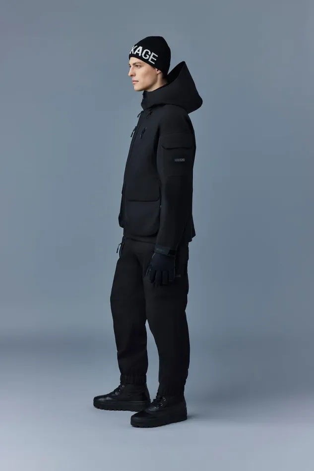 Downs and Parkas Men Mackage ROHAN Unlined Ski Jacket With Hood Black