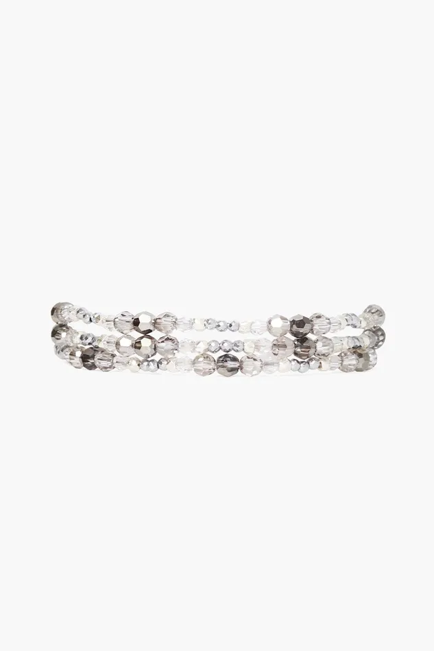 Dresden Triple Naked Wrap Bracelet Silver Mix Women Chan Luu Bracelets