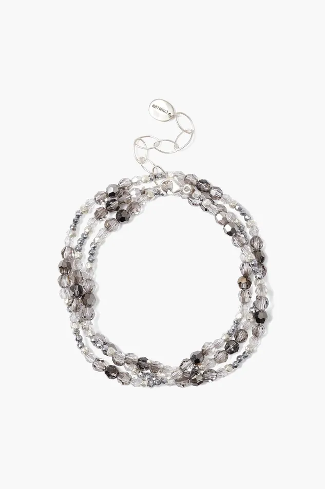 Dresden Triple Naked Wrap Bracelet Silver Mix Women Chan Luu Bracelets
