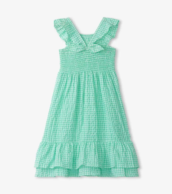Dresses Girls Hatley Girls Gingham Seersucker Smocked Dress