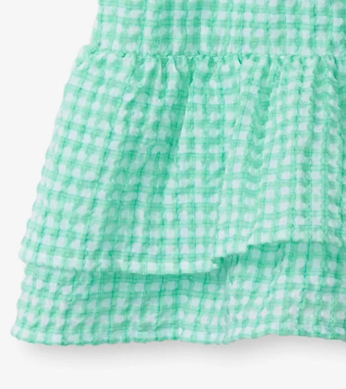 Dresses Girls Hatley Girls Gingham Seersucker Smocked Dress