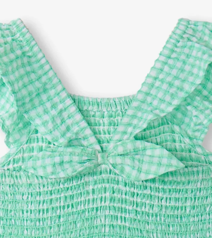Dresses Girls Hatley Girls Gingham Seersucker Smocked Dress
