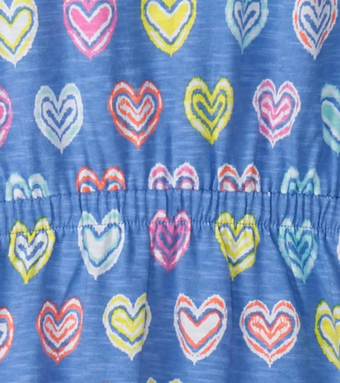 Dresses Girls Hatley Girls Shibori Hearts Relaxed Dress