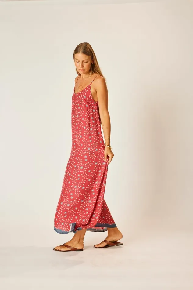 Dresses Shop Natalie Martin HEATHER MAXI Pinwheel Barn Red
