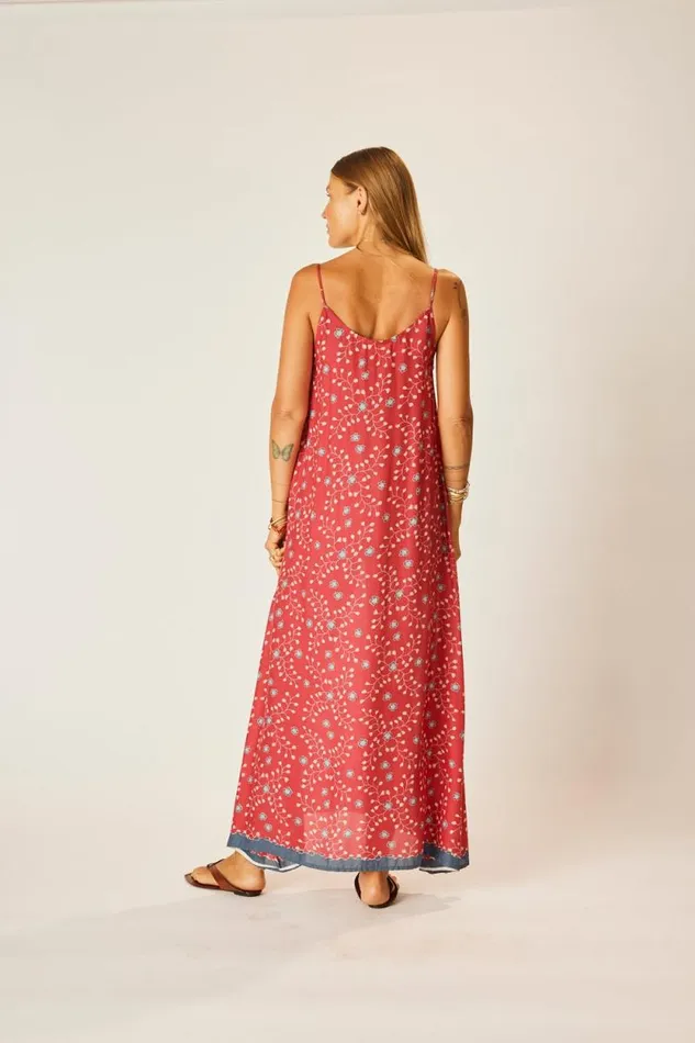 Dresses Shop Natalie Martin HEATHER MAXI Pinwheel Barn Red