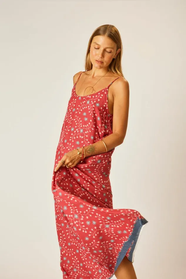 Dresses Shop Natalie Martin HEATHER MAXI Pinwheel Barn Red