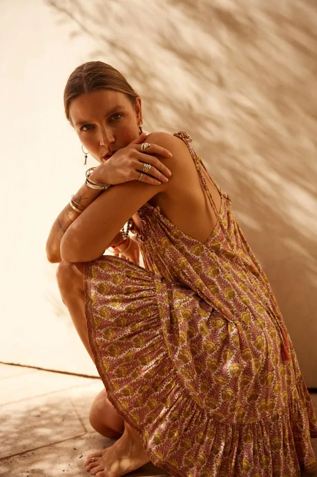Dresses Shop Natalie Martin JERUSHA MINI Tulip Bahamas Pink