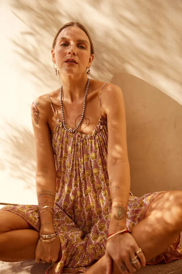 Dresses Shop Natalie Martin JERUSHA MINI Tulip Bahamas Pink