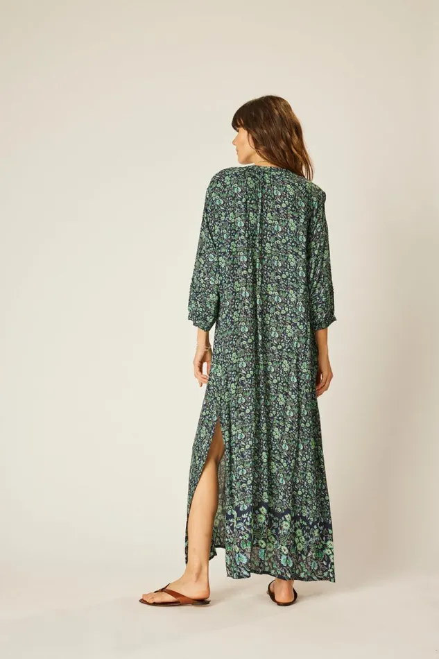 Dresses Shop Natalie Martin SAMMIE MAXI Petite Fleur Marine