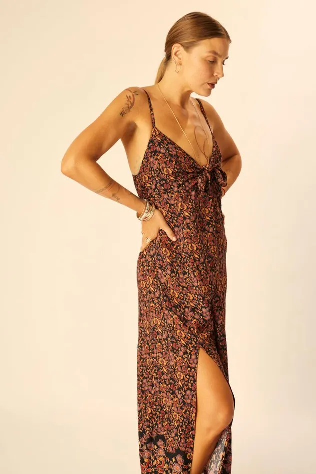 Dresses Shop Natalie Martin SOPHIE DRESS Petite Fleur Noire