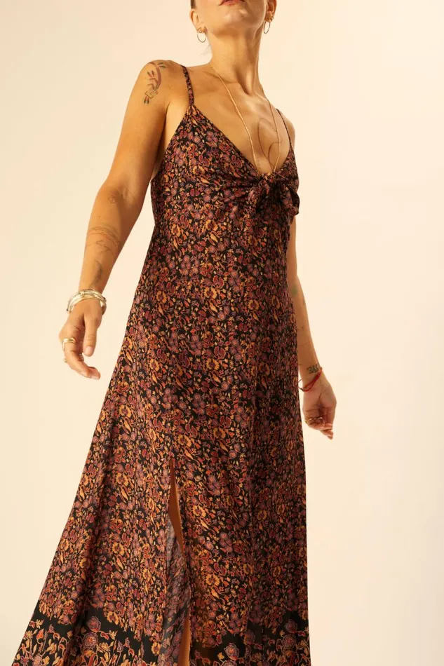 Dresses Shop Natalie Martin SOPHIE DRESS Petite Fleur Noire