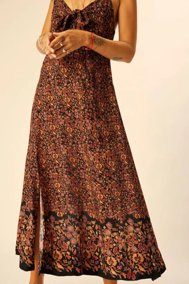 Dresses Shop Natalie Martin SOPHIE DRESS Petite Fleur Noire