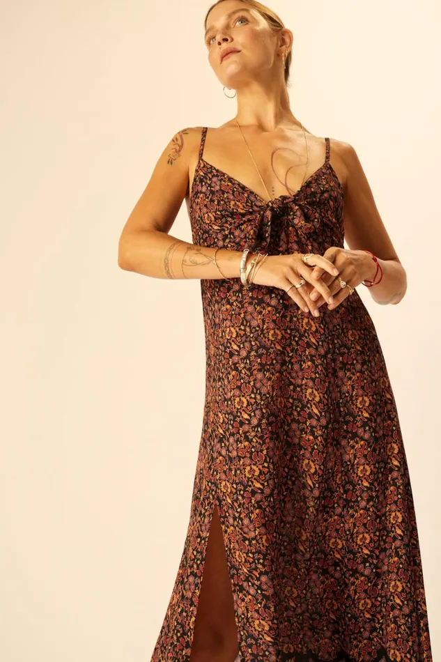 Dresses Shop Natalie Martin SOPHIE DRESS Petite Fleur Noire