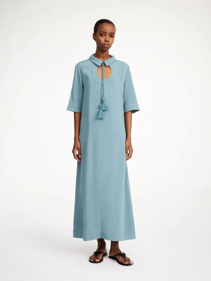 Dresses Women By Malene Birger Brinney Maxi Dress Cool Water
