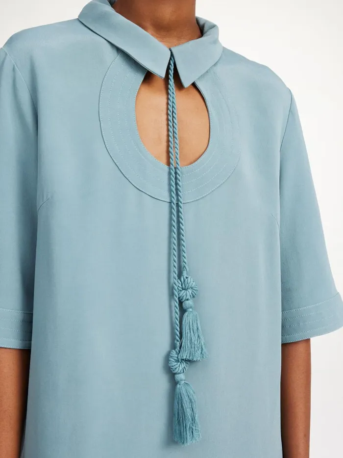 Dresses Women By Malene Birger Brinney Maxi Dress Cool Water Dresses Women By Malene Birger Brinney Maxi Dress Cool Water