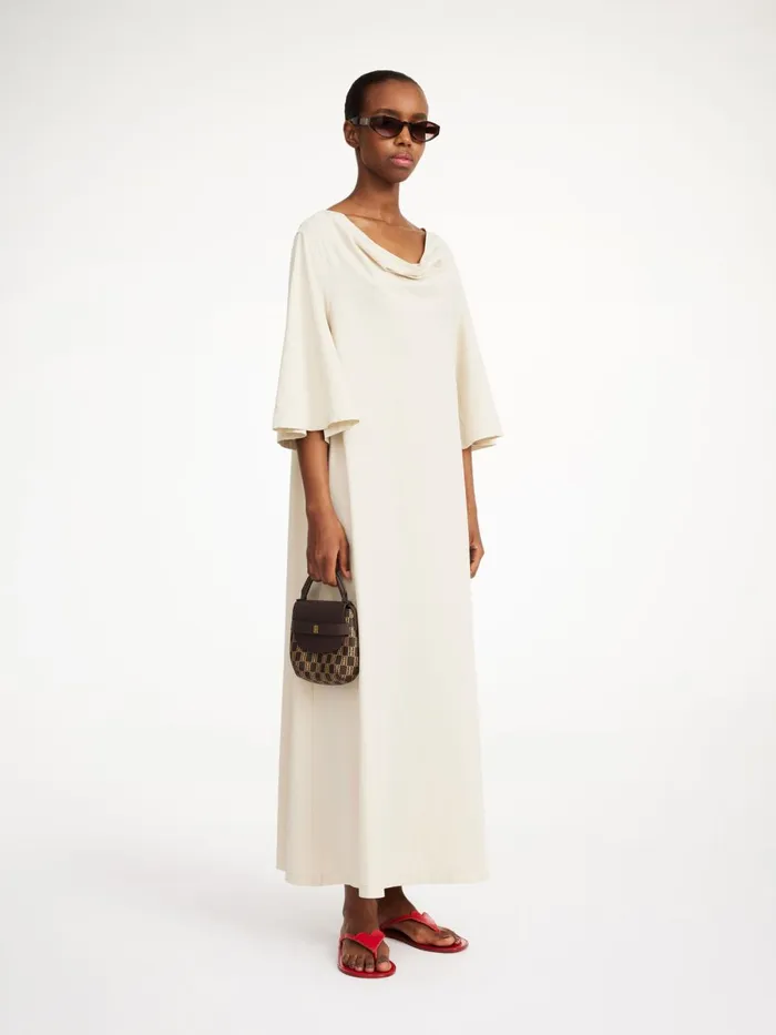 Dresses Women By Malene Birger Yalia Maxi Dress Oyster Gray