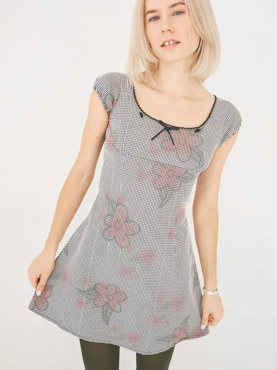 Dresses Women Flower Gingham Dress Gingham Lisa Says Gah