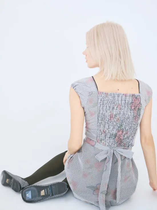 Dresses Women Flower Gingham Dress Gingham Lisa Says Gah