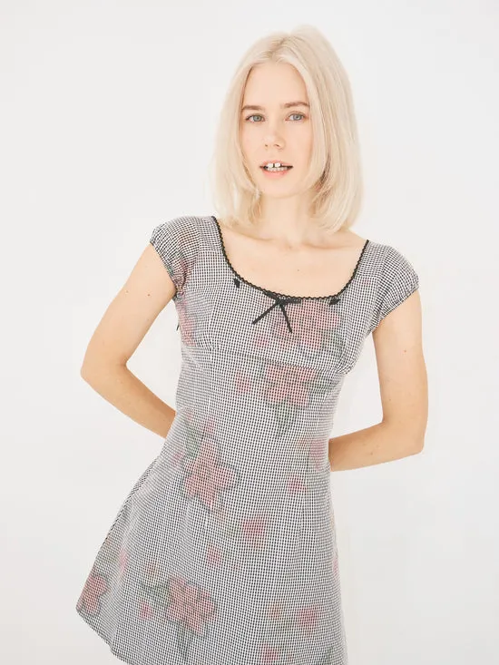 Dresses Women Flower Gingham Dress Gingham Lisa Says Gah