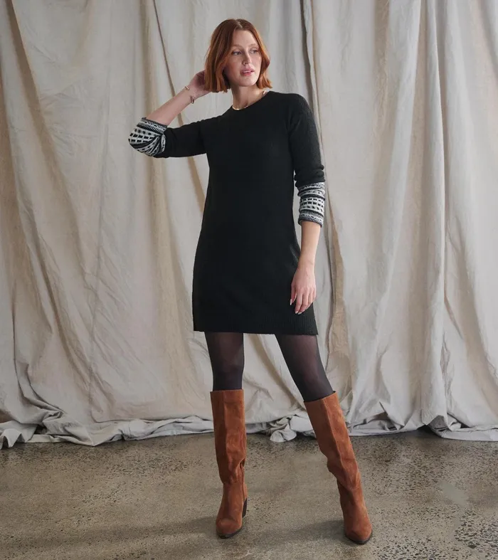 Dresses Women Hatley Sadie Sweater Dress 8211 Black