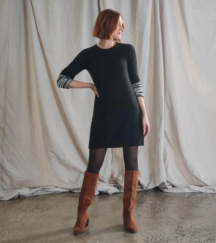 Dresses Women Hatley Sadie Sweater Dress 8211 Black