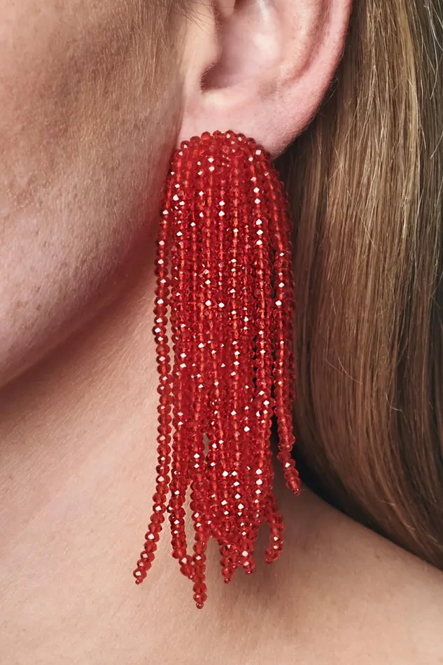 Earrings Women Sachin and Babi Fountain Earrings 8211 Faceted Beads