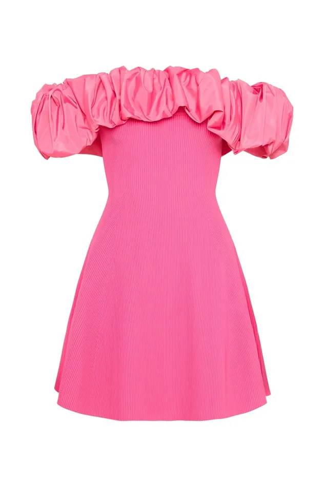 Eldora Mini Dress Protea Pink Women Aje Mini Dresses