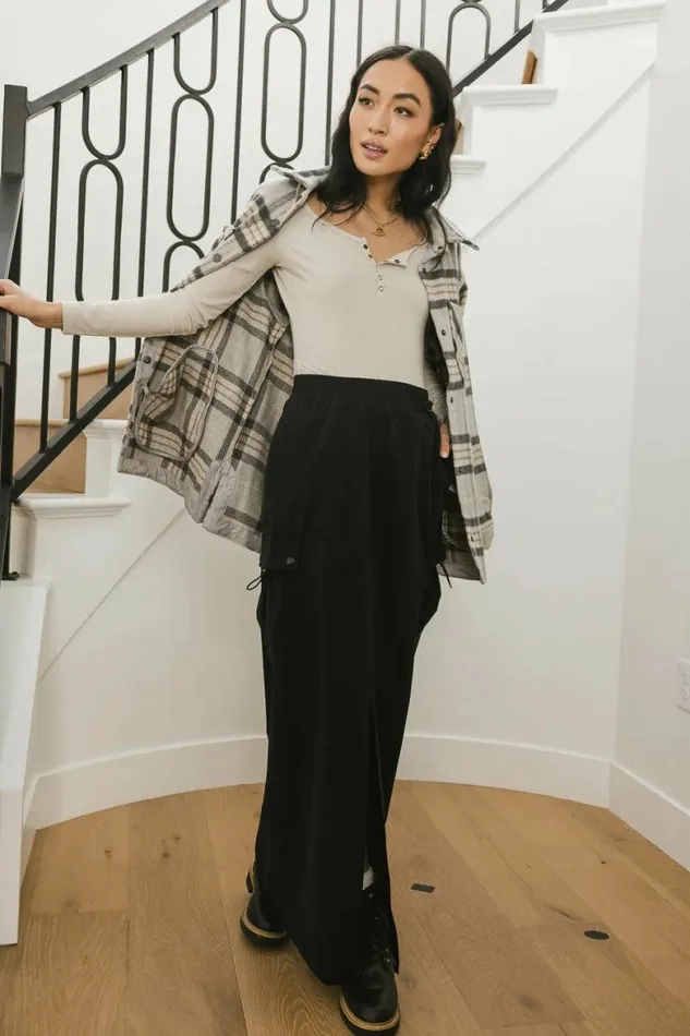 Ellie Cargo Skirt In Black Black Women Bohme Skirts