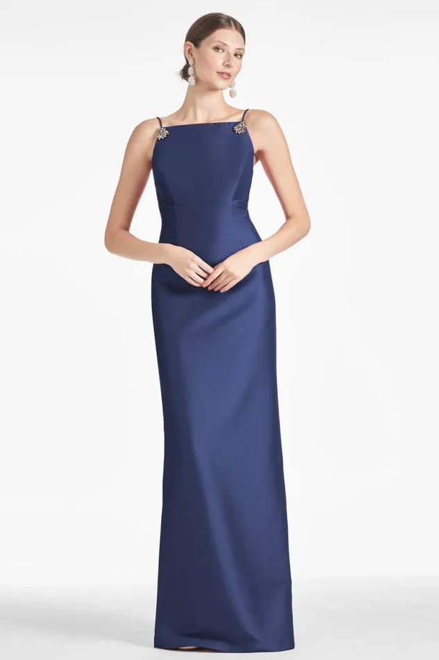 Evening Women Sachin and Babi Pryce Gown 8211 Night Sky