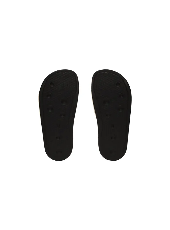 Flat Logo Sandals Black Kids Balmain