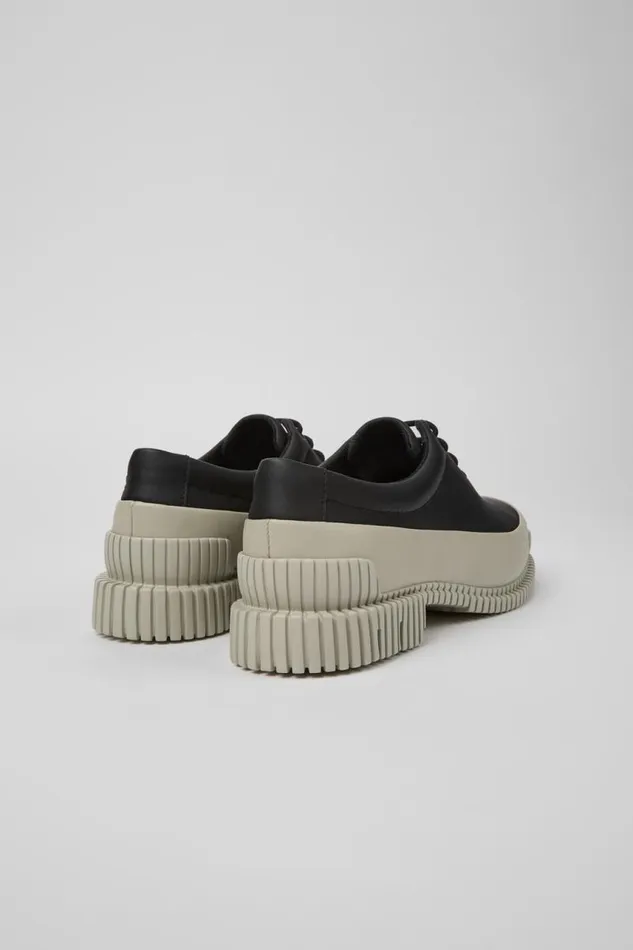 Flat Shoes Women Camper Pix Black And White Shoes