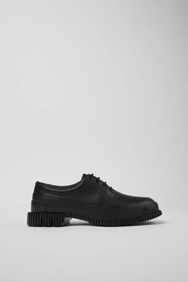 Flat Shoes Women Camper Pix Black Leather Shoe Flat Shoes Women Camper Pix Black Leather Shoe