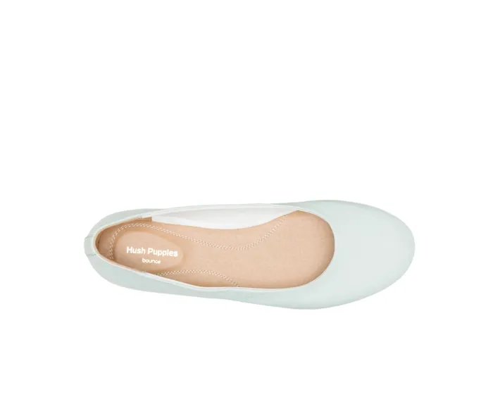 Flats and SlipOns Women Hush Puppies Kendal Ballet Perfect Fit Pale Blue Leather Flats and SlipOns Women Hush Puppies Kendal Ballet Perfect Fit Pale Blue Leather