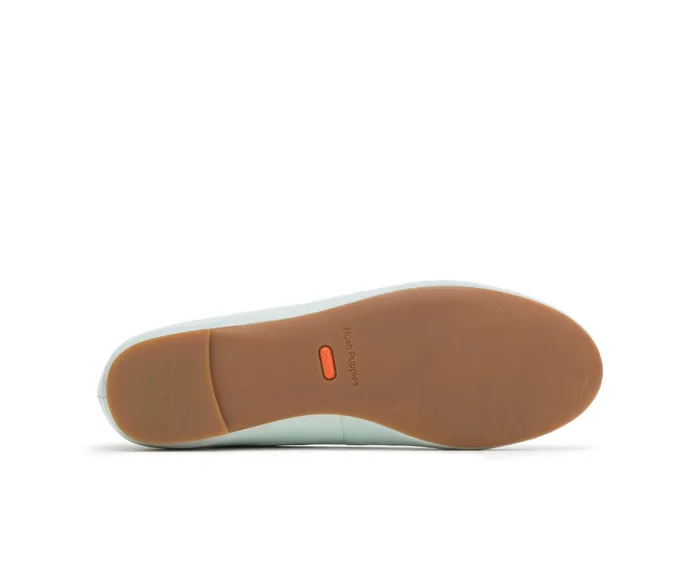 Flats and SlipOns Women Hush Puppies Kendal Ballet Perfect Fit Pale Blue Leather Flats and SlipOns Women Hush Puppies Kendal Ballet Perfect Fit Pale Blue Leather