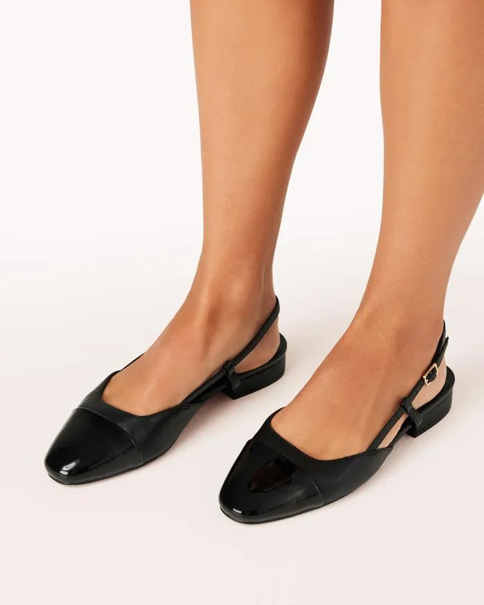 Flats Billini Ballet Flats HASSA BLACKBLACK PATENT