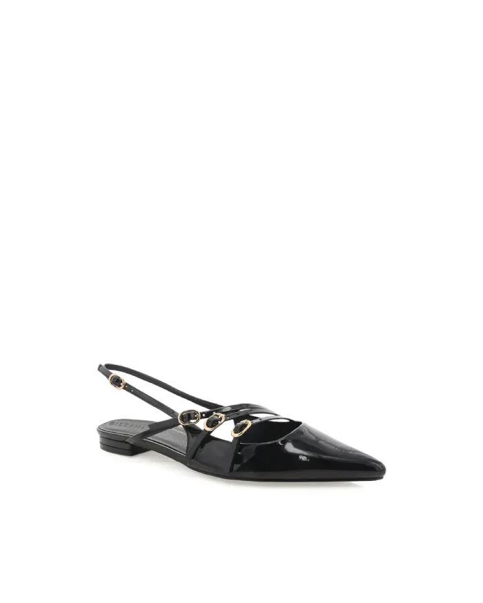 Flats Billini Ballet Flats HETTIE BLACK PATENT