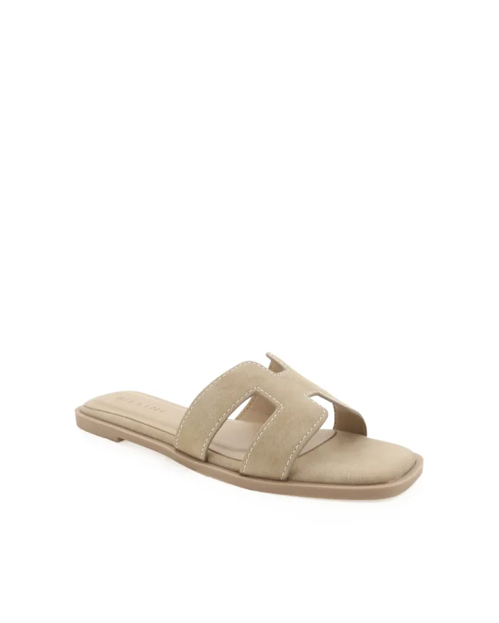 Flats Billini Sandals and Slides GORDY TAUPE NUBUCK