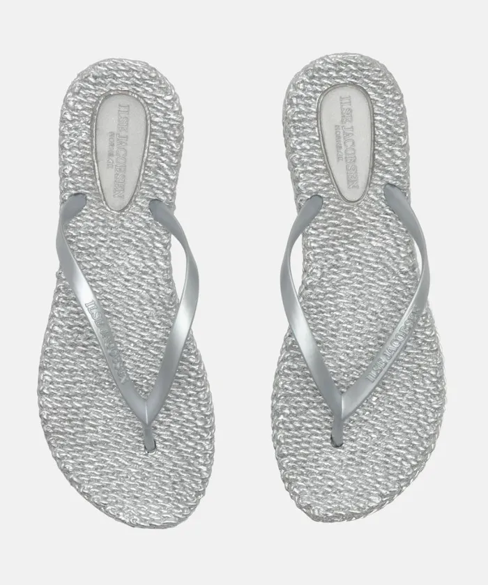 Flip Flop 8211 Silver Shoes Ilse Jacobsen Flip Flops Flip Flop 8211 Silver Shoes Ilse Jacobsen Flip Flops