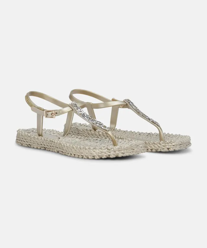 Flip Flops With Rhinstones 8211 Platin Shoes Ilse Jacobsen Flip Flops