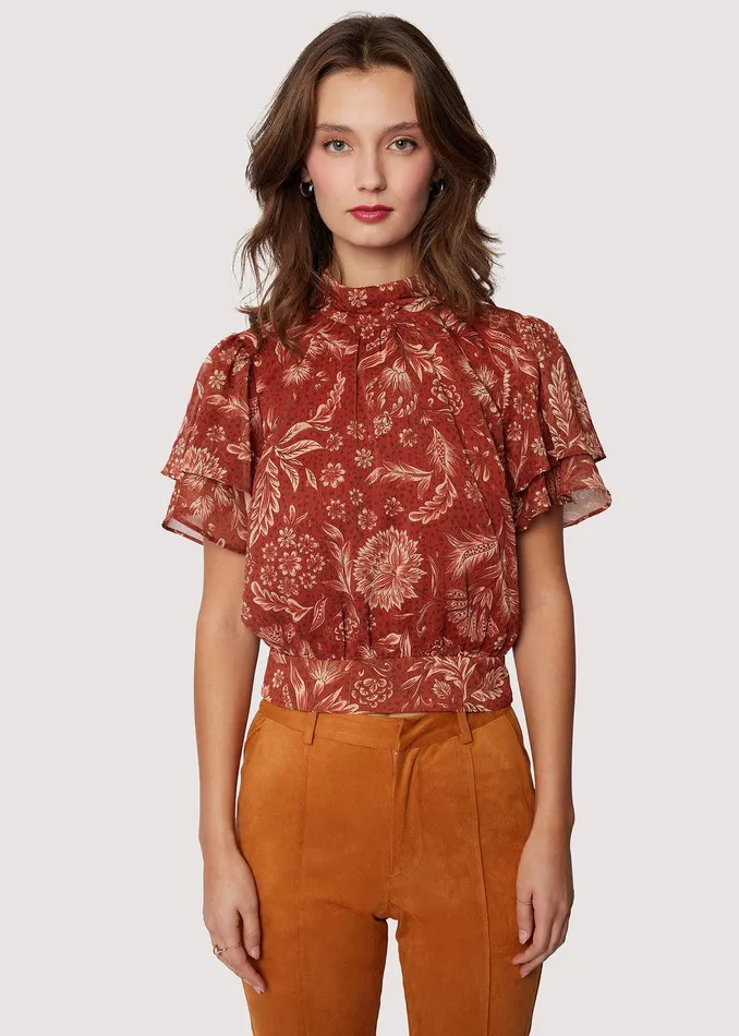 Florencia Top Rustfloral Women Lost Wander Tops