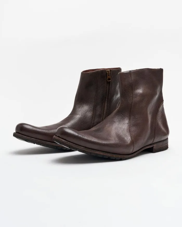 Footwear Men Billy Reid Paglia Moto Boot Blackdark Brown