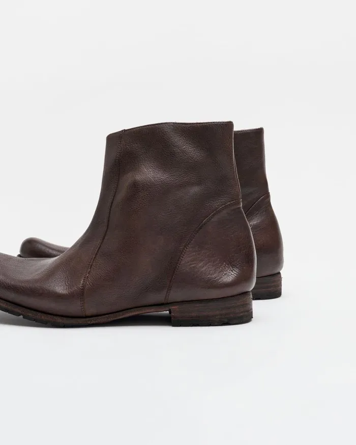 Footwear Men Billy Reid Paglia Moto Boot Blackdark Brown