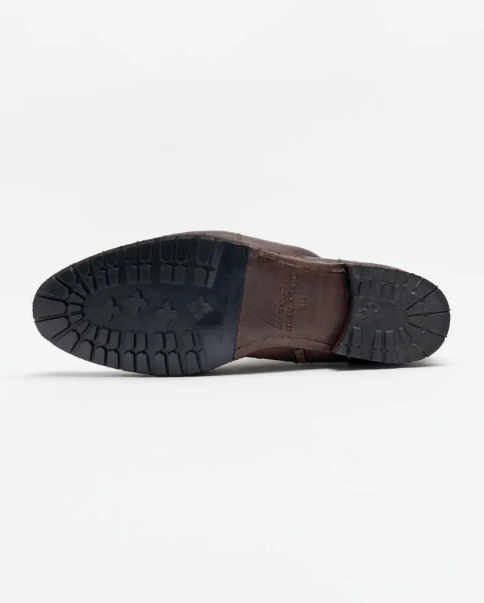 Footwear Men Billy Reid Paglia Moto Boot Blackdark Brown