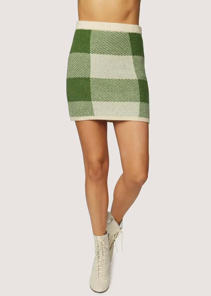 Forest School Mini Skirt Forestgingham Women Lost Wander Skirts