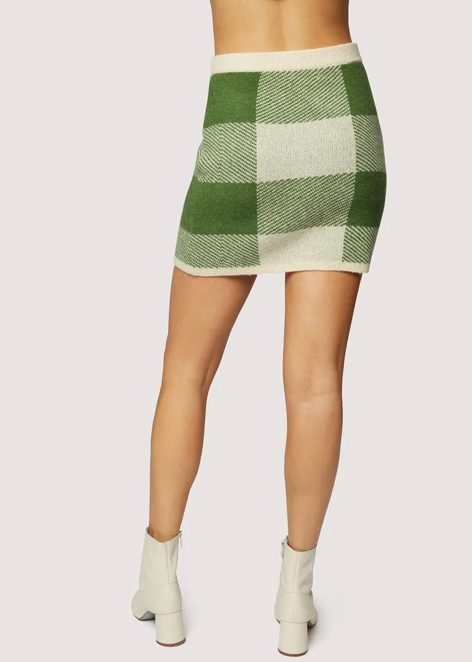 Forest School Mini Skirt Forestgingham Women Lost Wander Skirts