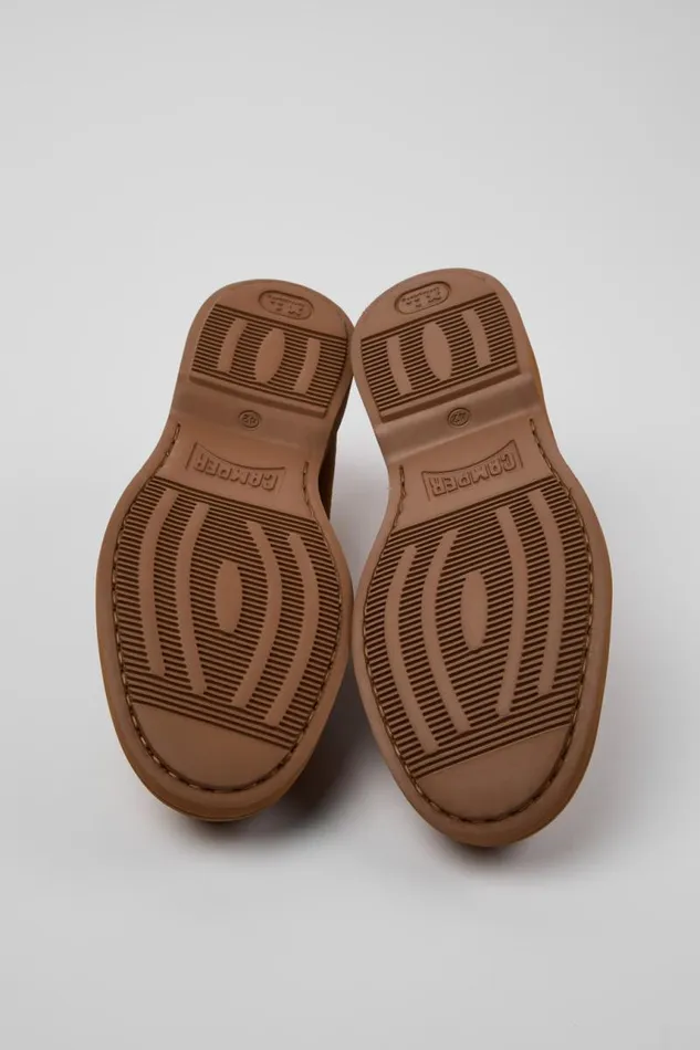 Formal Shoes Men Camper Norman Brown Nubuck Shoes